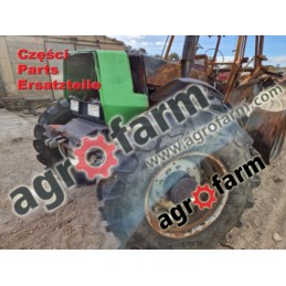 Deutz Agrostar 6.61 części, skrzynia biegów, most