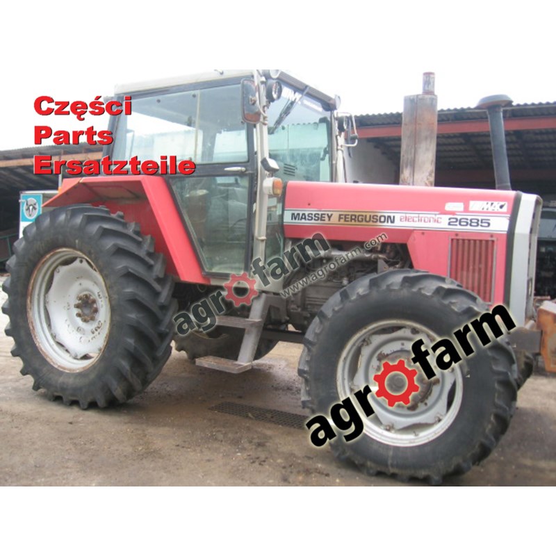 Massey Ferguson 2685 części skrzynia biegów, oś