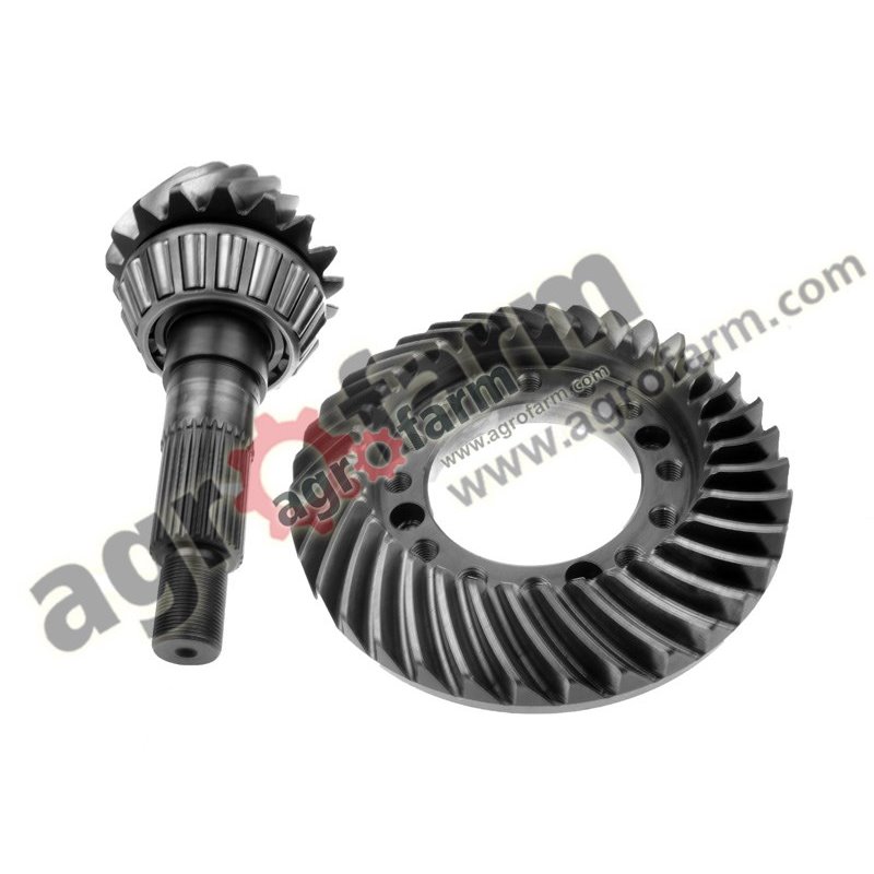 bevel gear + crown wheel 17X36 JD, 2060