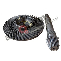 bevel gear + REAR WHEEL, JOHN 9x43, USED