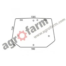 REAR GLASS CNH