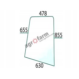 UPPER DOOR GLASS L/R RENAULT