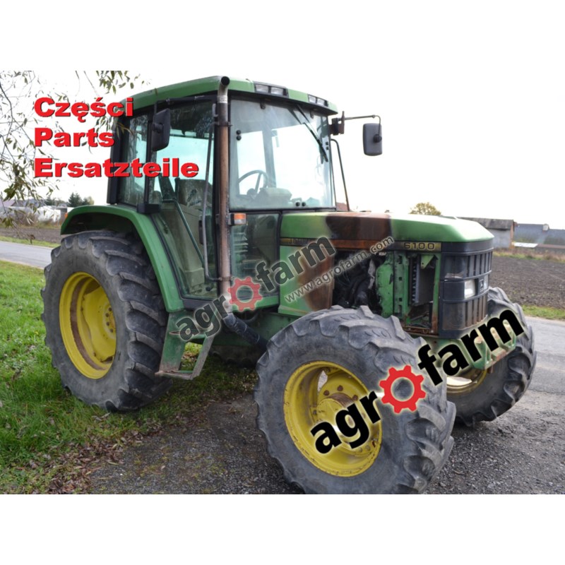 John Deere 6100 części, silnik, skrzynia biegów