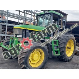 John Deere 7710 części, skrzynia most silnik wał