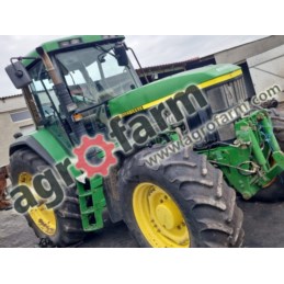 John Deere 7710 części, skrzynia most silnik wał