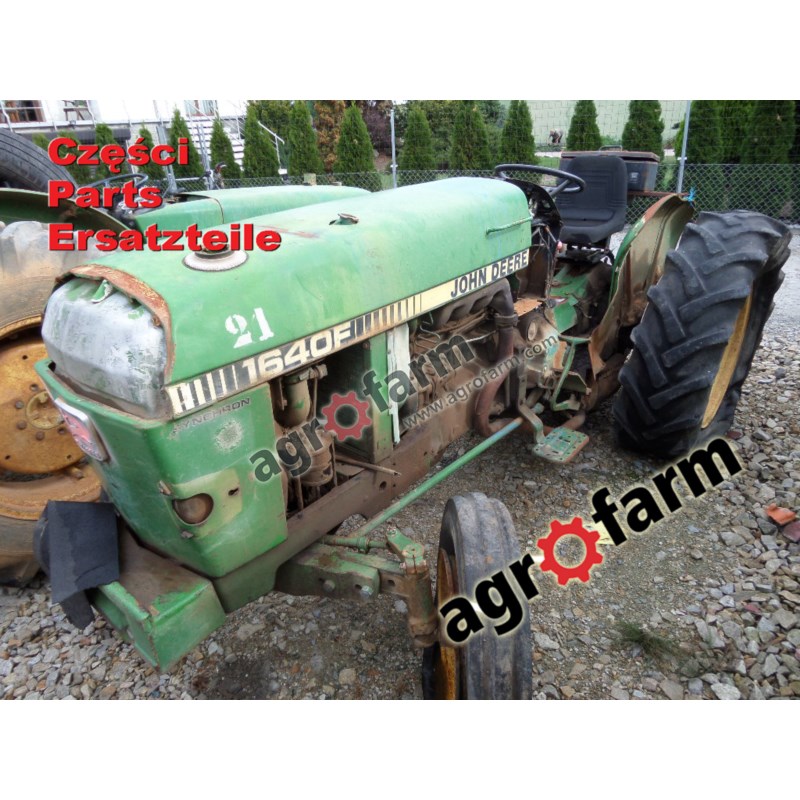 John Deere 1640 spare parts, gearbox, engine