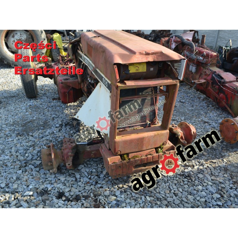 Case 955 spare parts, gearbox, engine