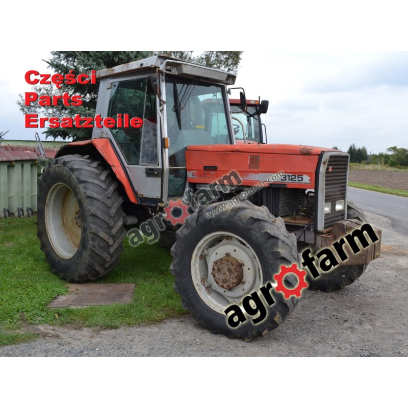 Massey Ferguson 3125 części, silnik, most przedni