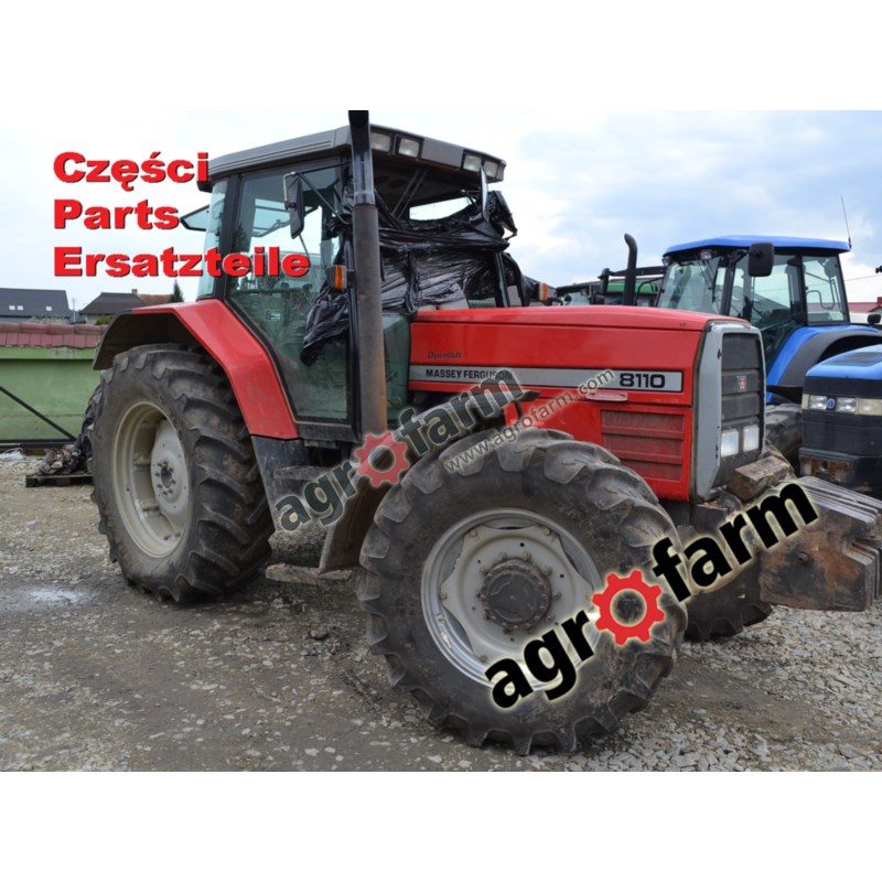 Massey Ferguson 8110 części, skrzynia biegów, oś