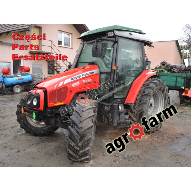 Massey Ferguson 5455 części, skrzynia biegów, oś