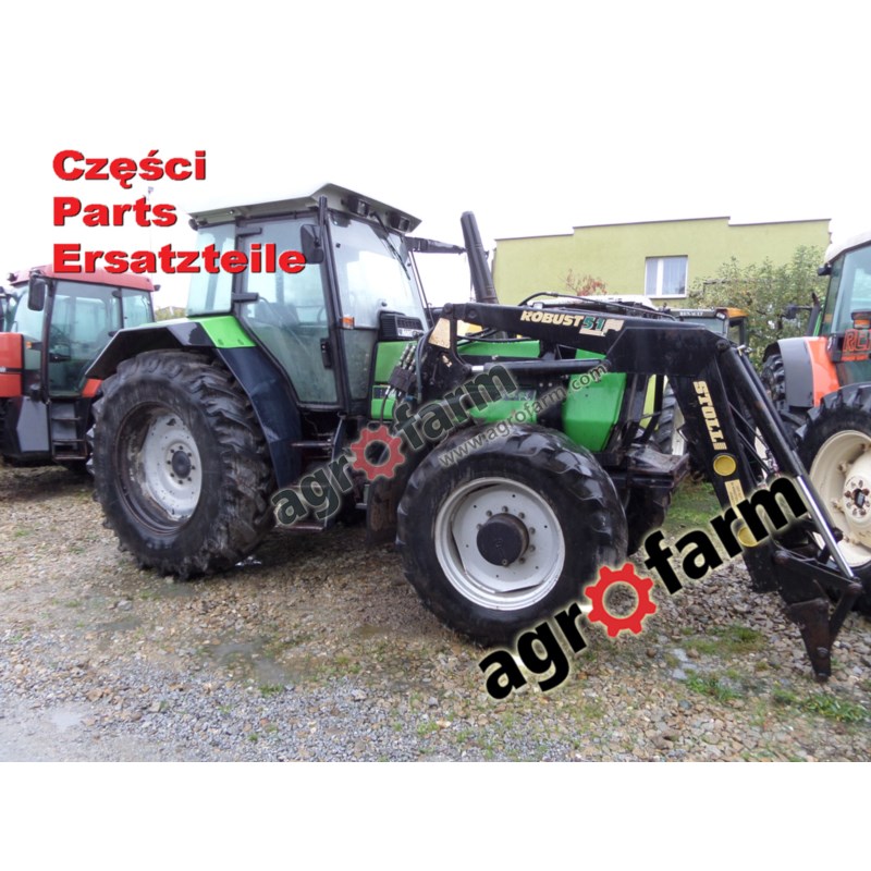 Deutz Agrostar 6.61 części, skrzynia biegów, oś