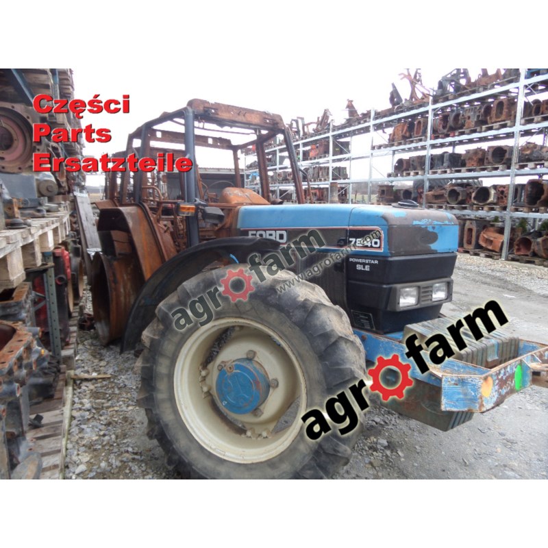 Ford 7840 spare parts, gearbox, engine , axle