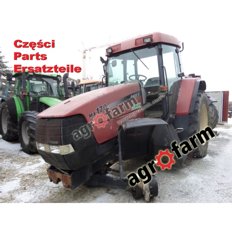 Case MX 170 części, skrzynia biegów, silnik, oś