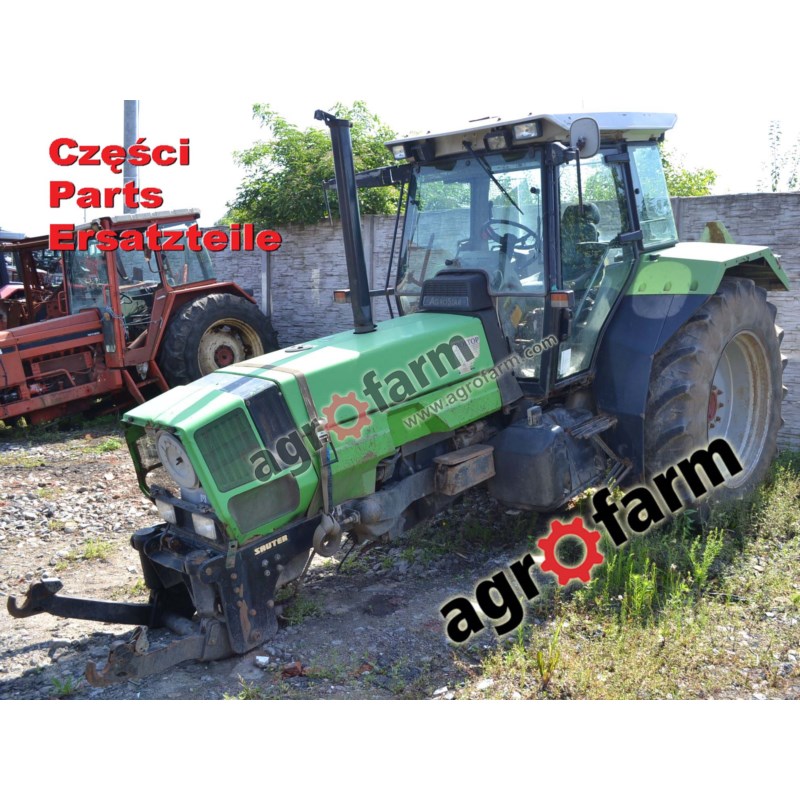 Deutz Agrostar 6.81 części, skrzynia biegów, oś