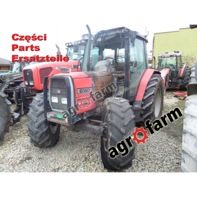 Massey Ferguson 6140 części, skrzynia biegów, oś