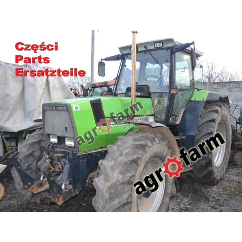 Deutz Agrostar 6.61 części, skrzynia biegów, oś