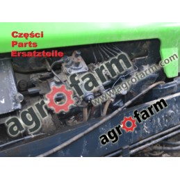 Deutz Agrostar 6.61 części, skrzynia biegów, oś