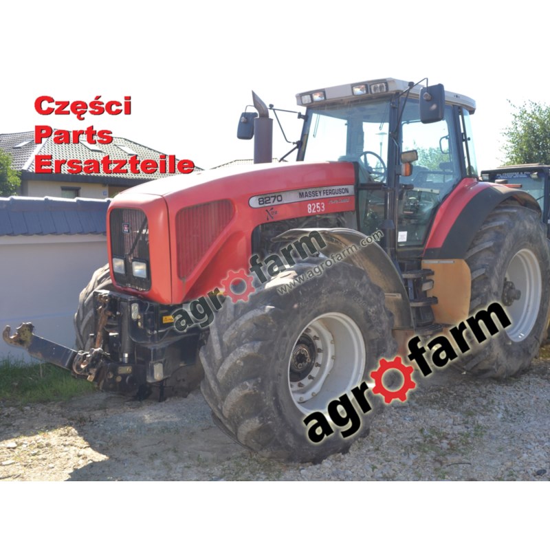 Massey Ferguson 8270 części, skrzynia biegów, oś