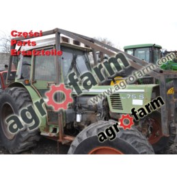 Fendt 275 S spare parts, gearbox, front axle