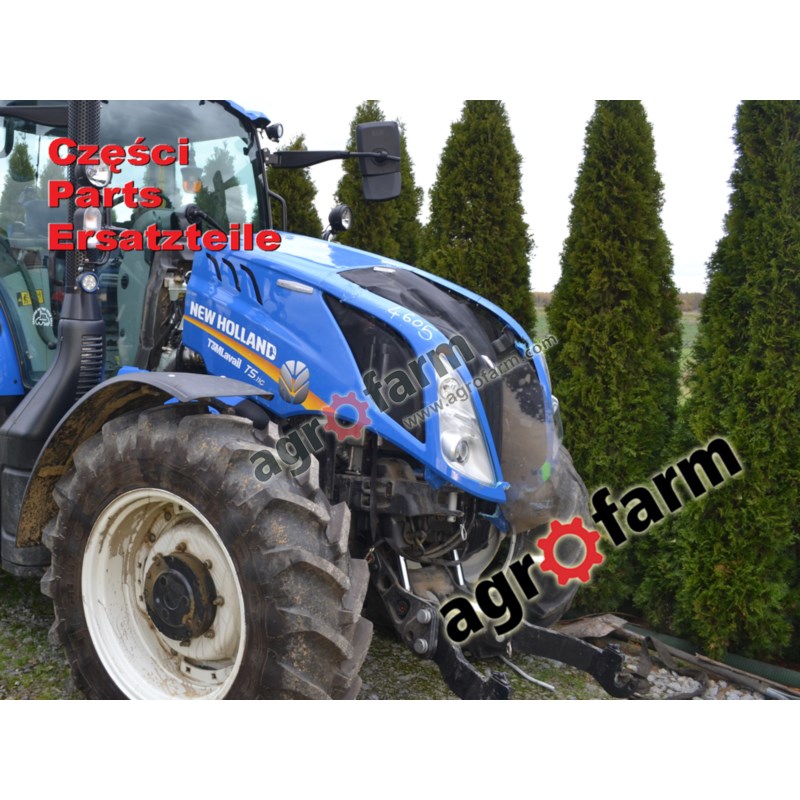 New Holland T5.110 części, skrzynia biegów, silnik