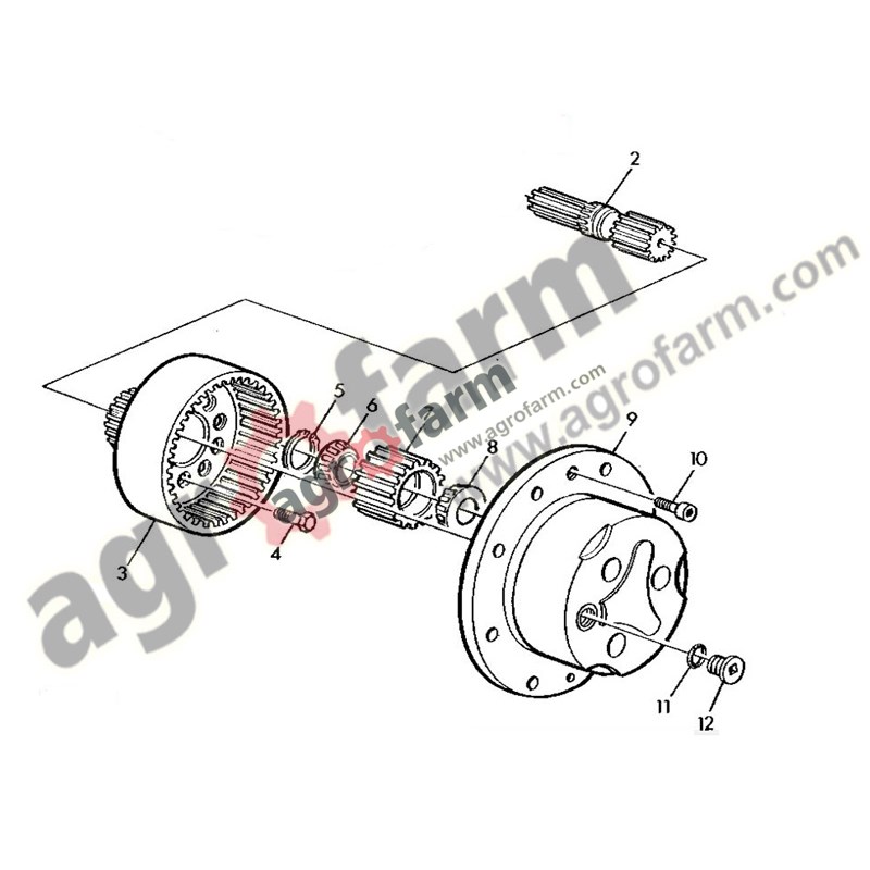 FINAL DRIVE APL 2045 JOHN DEERE