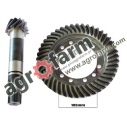 bevel gear + WHEEL, fi 105, 11x45, MASSEY