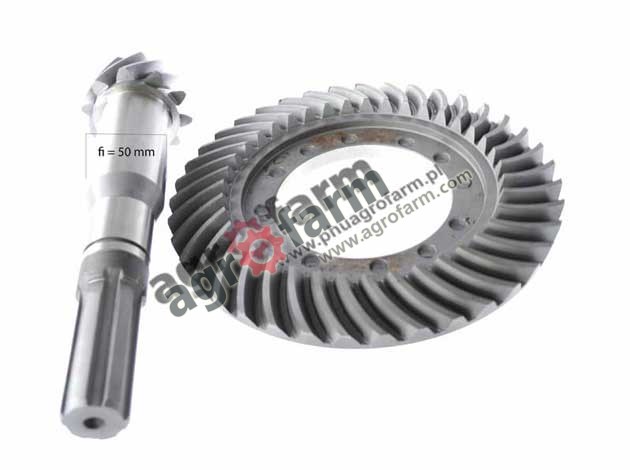 bevel gear + crown wheel 10X39 MASSEY fi50