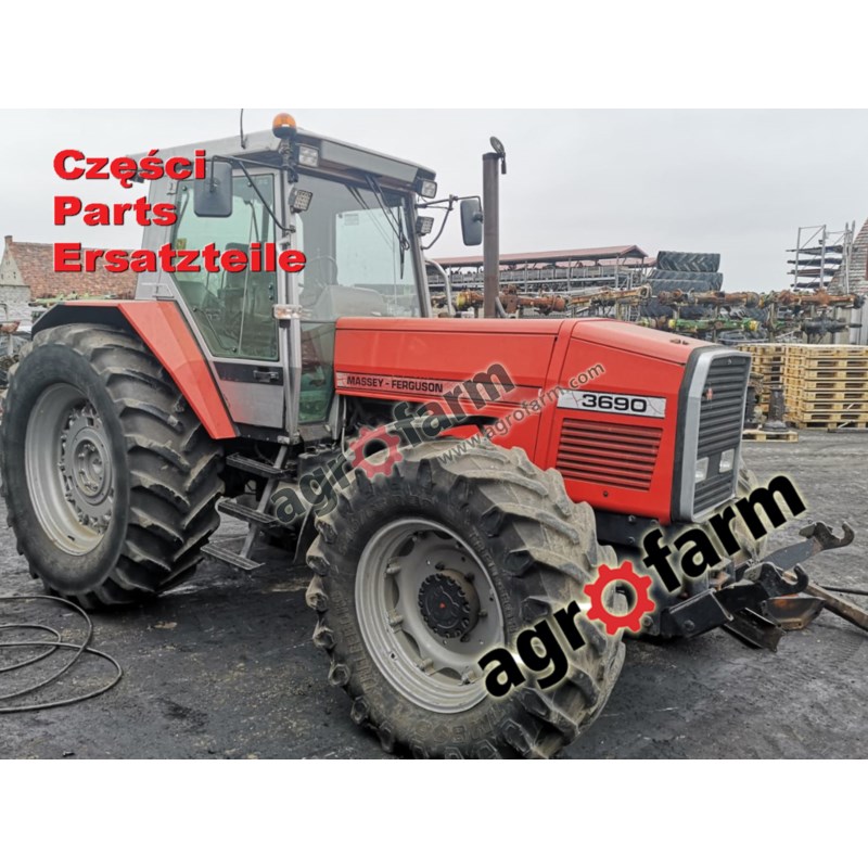 Massey Ferguson 3690 części, skrzynia biegów, oś