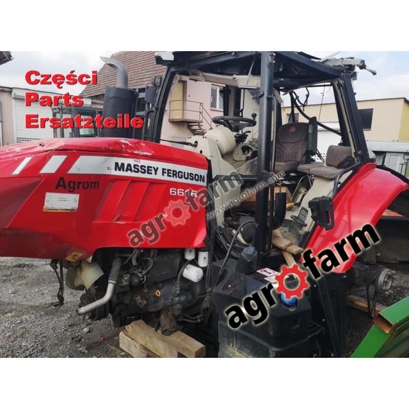 Massey Ferguson 6616 części, skrzynia biegów, oś